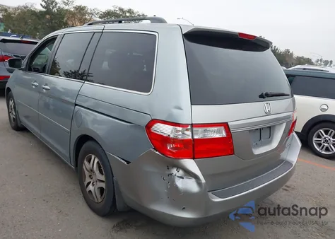2007 Honda Odyssey Ex-L z USA, uszkodzony, nr VIN 5FNRL38667B039695